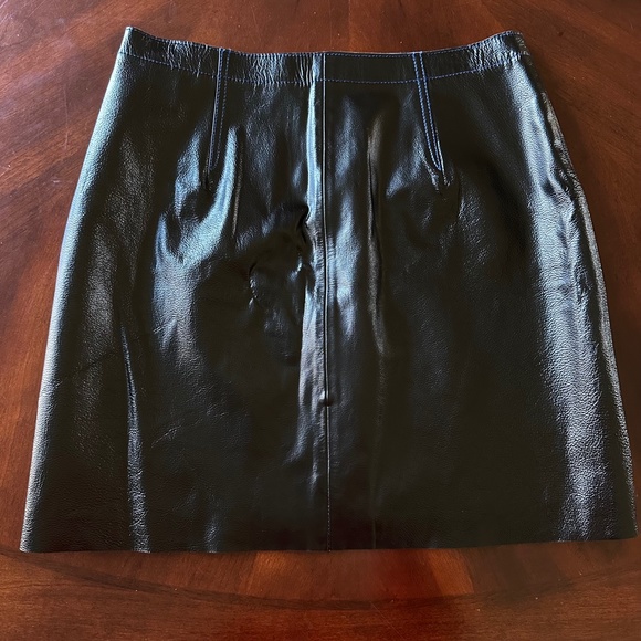 Sandro Paris Lamb Leather Skirt - Picture 7 of 16